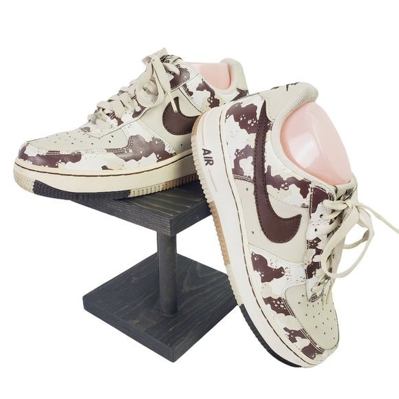Nike Air Other - Nike Air Force 1 Low Premium Camo Sneakers Sz 6Y